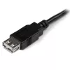 StarTech.com 6 collu USB 2.0 pagarinātāja adaptera kabelis A–A, vīr./siev.