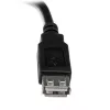 StarTech.com 6 collu USB 2.0 pagarinātāja adaptera kabelis A–A, vīr./siev.