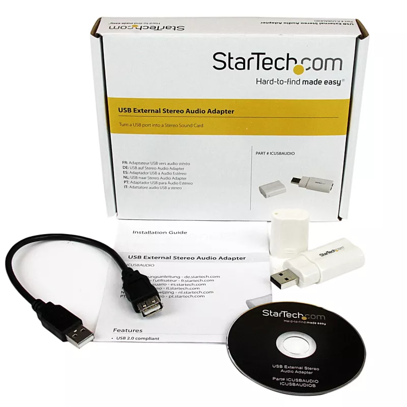 StarTech.com USB uz stereo audio adaptera pārveidotājs