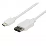 StarTech.com 1,8 m USB-C uz DisplayPort 1.2 kabelis 4K 60Hz - USB-C uz DisplayPort adaptera kabelis HBR2 - USB Type-C DP Alt Mode uz DP monitora video kabelis - darbojas ar Thunderbolt 3 - Balts