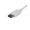 StarTech.com 1,8 m USB-C uz DisplayPort 1.2 kabelis 4K 60Hz - USB-C uz DisplayPort adaptera kabelis HBR2 - USB Type-C DP Alt Mode uz DP monitora video kabelis - darbojas ar Thunderbolt 3 - Balts