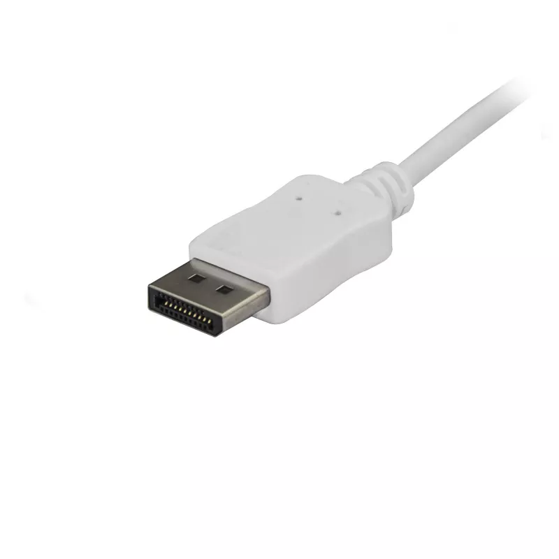 StarTech.com 1,8 m USB-C uz DisplayPort 1.2 kabelis 4K 60Hz - USB-C uz DisplayPort adaptera kabelis HBR2 - USB Type-C DP Alt Mode uz DP monitora video kabelis - darbojas ar Thunderbolt 3 - Balts
