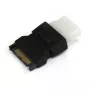 StarTech.com SATA–LP4 strāvas kabeļa adapteris, SATA (15 kontaktu), LP4 (4 kontaktu), melns
