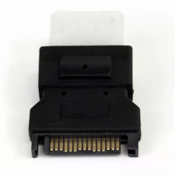 StarTech.com SATA–LP4 strāvas kabeļa adapteris, SATA (15 kontaktu), LP4 (4 kontaktu), melns
