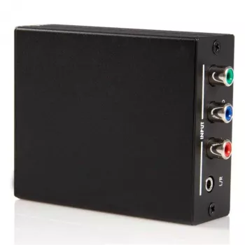 StarTech.com komponentes–HDMI video pārveidotājs ar audio, melns, RoHS, CE, FCC, 1080p, HDMI, 5 V, 80 mm