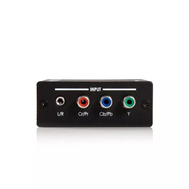 StarTech.com komponentes–HDMI video pārveidotājs ar audio, melns, RoHS, CE, FCC, 1080p, HDMI, 5 V, 80 mm