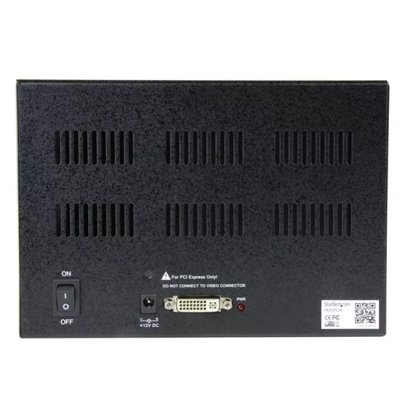 StarTech.com PCI Express uz 4 slotu PCI paplašināšanas sistēma, melna, CE, FCC, RoHS, 12 V, 3 A, 0 - 55 °C, -40 - 75 °C