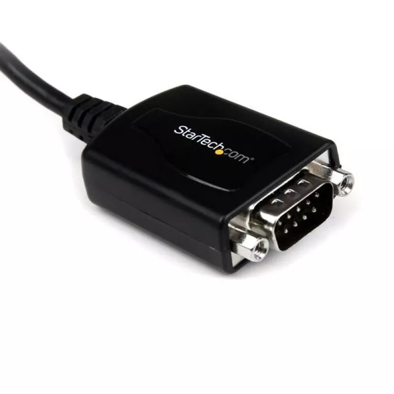 StarTech.com 6 pēdas (1,8 m) 1 porta profesionālais USB–seriālā adaptera kabelis ar COM saglabāšanu, USB–RS232 adapteris — TAA