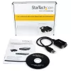 StarTech.com 6 pēdas (1,8 m) 1 porta profesionālais USB–seriālā adaptera kabelis ar COM saglabāšanu, USB–RS232 adapteris — TAA