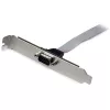 StarTech.com 16 collu (40 cm) 9 kontaktu seriālais vīrišķais uz 10 kontaktu mātesplates galvenes spraudņa panelis