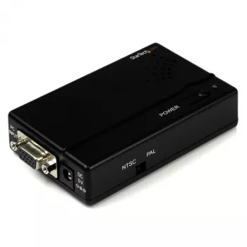 StarTech.com Augstas izšķirtspējas VGA uz Composite (RCA) vai S-Video pārveidotājs - PC uz TV