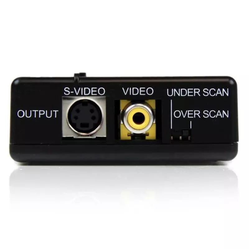 StarTech.com Augstas izšķirtspējas VGA uz Composite (RCA) vai S-Video pārveidotājs - PC uz TV