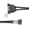 StarTech.com 2 portu USB A sievišķā zema profila slotu plates adapteris