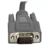 StarTech.com 6 pēdu īpaši plāns USB VGA 2-in-1 KVM kabelis, 1,8 m, melns, VGA, USB A + VGA, vīrišķais/vīrišķais, 189 g