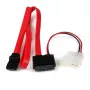 StarTech.com 20in Slimline SATA uz SATA ar LP4 strāvas kabeļa adapteris