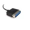 StarTech.com 10 pēdu USB–paralēlo printeru adapteris – M/M, melns, Centronics, USB Type-A, 30,5 m, vīrišķais/vīrišķais, CE, RoHS