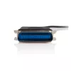 StarTech.com 10 pēdu USB–paralēlo printeru adapteris – M/M, melns, Centronics, USB Type-A, 30,5 m, vīrišķais/vīrišķais, CE, RoHS