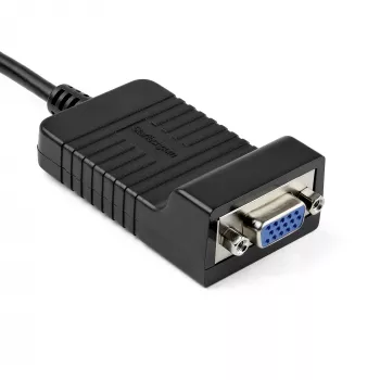 StarTech.com DisplayPort–VGA adapteris – aktīvs DP–VGA pārveidotājs – 1080p video – izturīgs – DP/DP++ avota–VGA monitora kabeļa adaptera spraudnis – DP 1.2 uz VGA – fiksējošs DP savienotājs