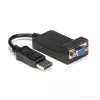 StarTech.com DisplayPort–VGA adapteris – aktīvs DP–VGA pārveidotājs – 1080p video – izturīgs – DP/DP++ avota–VGA monitora kabeļa adaptera spraudnis – DP 1.2 uz VGA – fiksējošs DP savienotājs