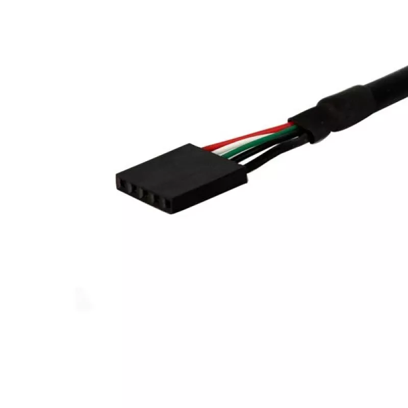 StarTech.com 1 pēdas paneļa montāžas USB kabelis - USB A uz mātesplates galvenes kabelis F/F