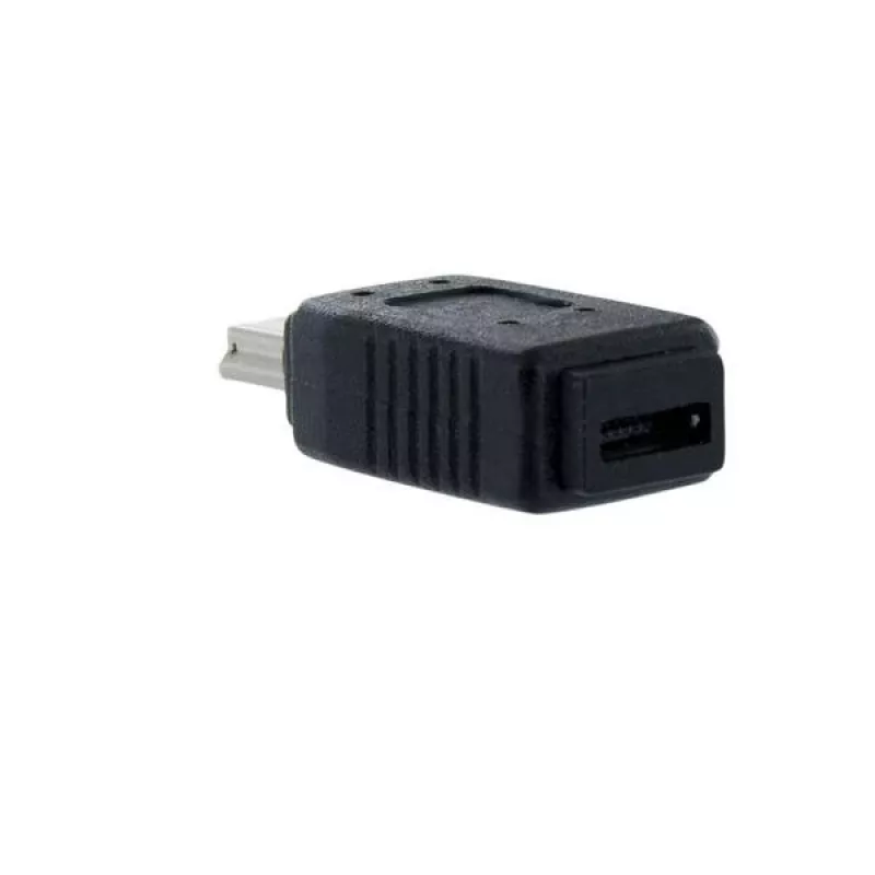 StarTech.com Micro USB uz Mini USB 2.0 adapteris F/M, USB Mini-B, USB Micro-B, melns
