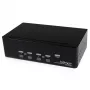 StarTech.com 4 portu divu DVI USB KVM slēdzis ar audio un USB 2.0 centrmezglu