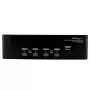 StarTech.com 4 portu DVI VGA divu monitoru KVM slēdzis USB ar audio un USB 2.0 centrmezglu