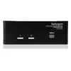 StarTech.com 2 pieslēgvietu dubultā DVI USB KVM slēdzis ar audio un USB 2.0 centrmezglu