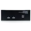 StarTech.com 2 pieslēgvietu DVI VGA divu monitoru KVM slēdzis, USB ar audio un USB 2.0 centrmezglu