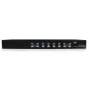 StarTech.com 8 pieslēgvietu 1U plauktā montējams USB KVM slēdzis ar OSD, 1920 x 1440 pikseļi, montāža plauktā, 1U, melns