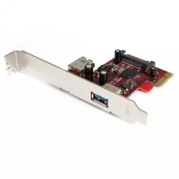 StarTech.com 2 portu PCI Express SuperSpeed USB 3.0 karte ar UASP atbalstu - 1 iekšējais, 1 ārējais