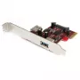 StarTech.com 2 portu PCI Express SuperSpeed USB 3.0 karte ar UASP atbalstu - 1 iekšējais, 1 ārējais