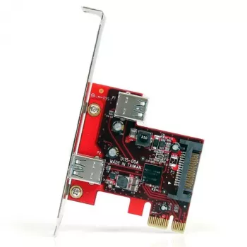 StarTech.com 2 portu PCI Express SuperSpeed USB 3.0 karte ar UASP atbalstu - 1 iekšējais, 1 ārējais