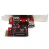 StarTech.com 2 portu PCI Express SuperSpeed USB 3.0 karte ar UASP atbalstu - 1 iekšējais, 1 ārējais