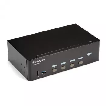 StarTech.com 4 portu HDMI KVM slēdzis - 4K 30Hz - dubultdisplejs