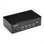 StarTech.com 4 portu HDMI KVM slēdzis - 4K 30Hz - dubultdisplejs