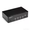 StarTech.com 4 portu HDMI KVM slēdzis - 4K 30Hz - dubultdisplejs