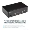 StarTech.com 4 portu HDMI KVM slēdzis - 4K 30Hz - dubultdisplejs