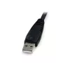 StarTech.com 6 pēdu 4-in-1 USB DisplayPort KVM slēdža kabelis ar audio un mikrofonu