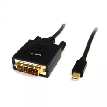 StarTech.com 6 pēdu (1,8 m) Mini DisplayPort–DVI kabelis – Mini DP–DVI adaptera kabelis – 1080p video – pasīvs mDP–DVI-D vienkanāla savienojums, mDP vai Thunderbolt 1/2 Mac/PC–DVI monitors/displejs