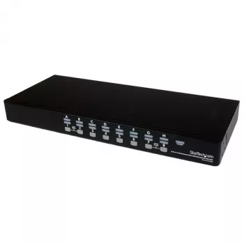 StarTech.com 16 portu 1U statnes USB KVM slēdža komplekts ar OSD un kabeļiem