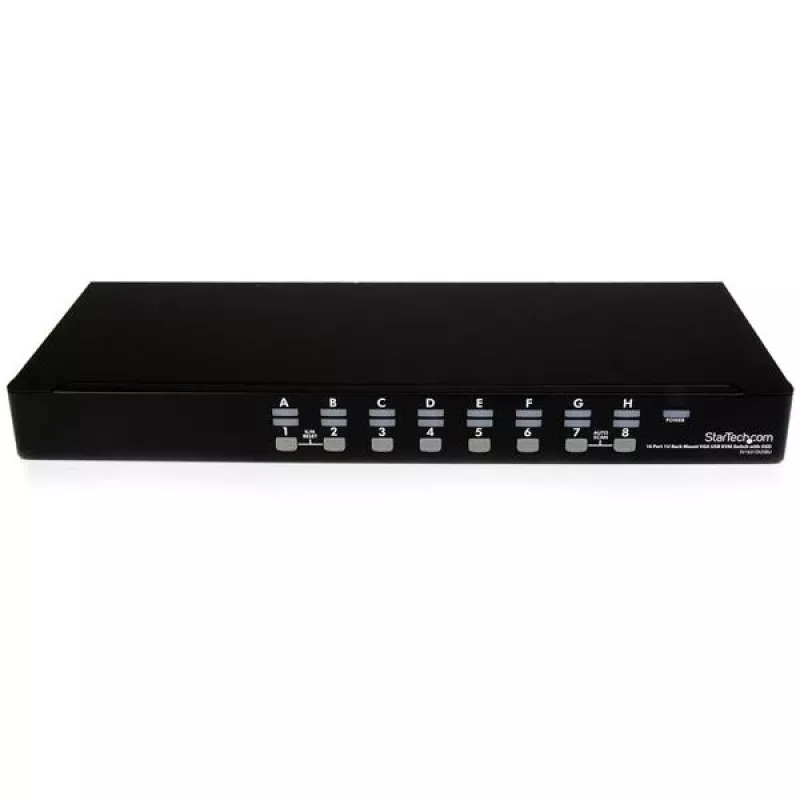 StarTech.com 16 portu 1U statnes USB KVM slēdža komplekts ar OSD un kabeļiem