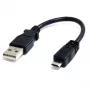 StarTech.com 6in Micro USB kabelis - A uz Micro B, 0,1524 m, USB A, Micro-USB B, vīrišķais/vīrišķais, 0,48 Gbit/s, melns
