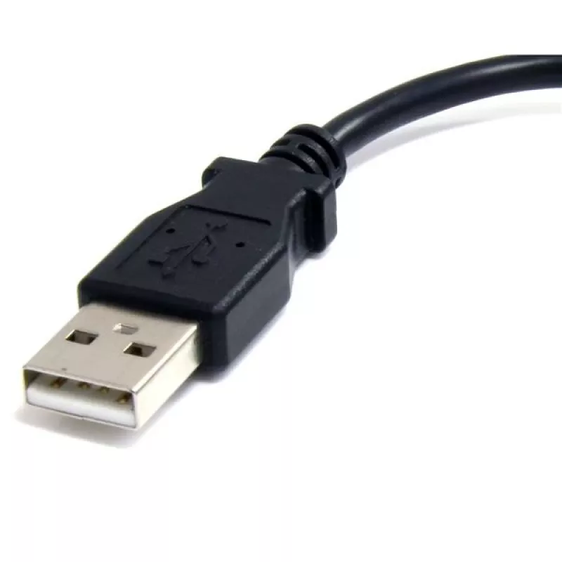 StarTech.com 6in Micro USB kabelis - A uz Micro B, 0,1524 m, USB A, Micro-USB B, vīrišķais/vīrišķais, 0,48 Gbit/s, melns