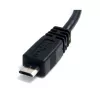 StarTech.com 6in Micro USB kabelis - A uz Micro B, 0,1524 m, USB A, Micro-USB B, vīrišķais/vīrišķais, 0,48 Gbit/s, melns