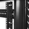 StarTech.com 4-stabu 25U serveru statīva skapis, bloķējams 19 collu datu statīva skapis datoru / AV / IT aprīkojumam, biroja / mājas tīkla statīvs ar ritentiņiem un regulējamām montāžas sliedēm