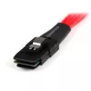 StarTech.com 50 cm Serial Attached SCSI SAS kabelis - SFF-8087 uz 4 fiksējošiem SATA
