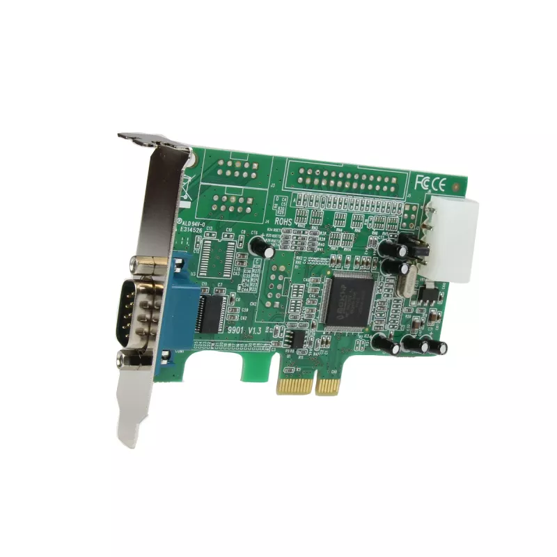 StarTech.com 1 porta PCI Express RS232 seriālais adaptera karte - PCIe RS232 seriālā resurskontroliera karte - PCIe uz seriālo DB9 - 16550 UART - zema profila paplašināšanas karte - Windows un Linux