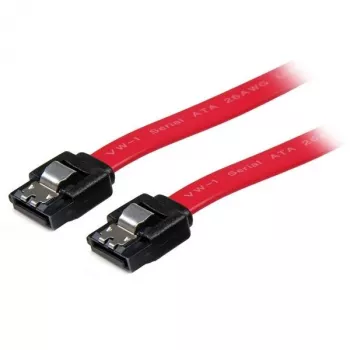 StarTech.com 8in Fiksējošs SATA–SATA kabelis — siev./siev., 0,2032 m, SATA III, SATA 7-pin, SATA 7-pin, vīr./vīr., sarkans