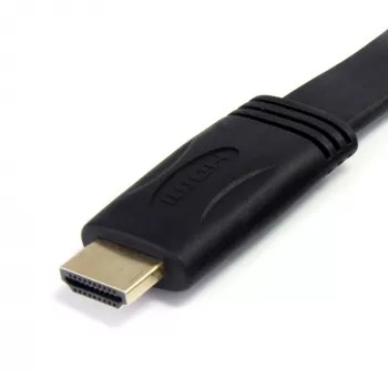 StarTech.com 1,8m plakans ātrgaitas HDMI kabelis ar Ethernet - Ultra HD 4k x 2k HDMI kabelis - HDMI uz HDMI vīr. pret vīr.~6 pēdu plakans ātrgaitas HDMI kabelis ar Ethernet - Ultra HD 4k x 2k HDMI kabelis - HDMI uz HDMI vīr. pret vīr.